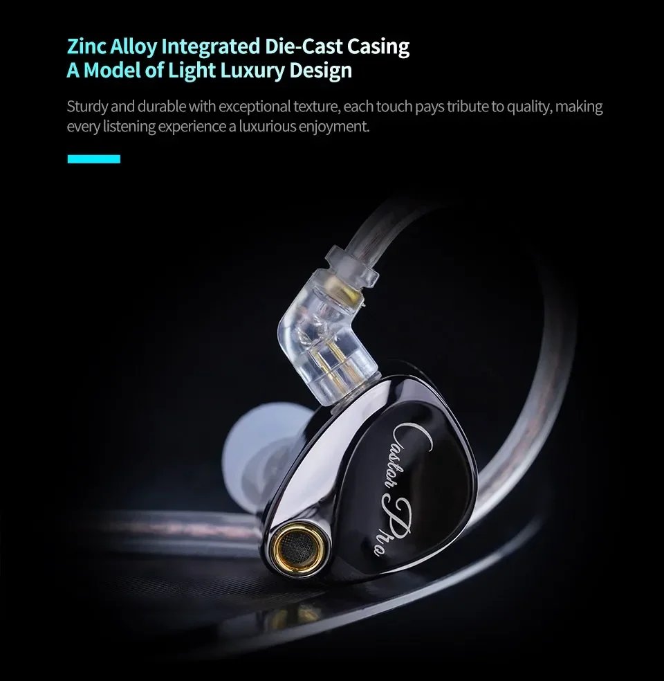 KZ Castor PRO Gray/harmam Version Bass 