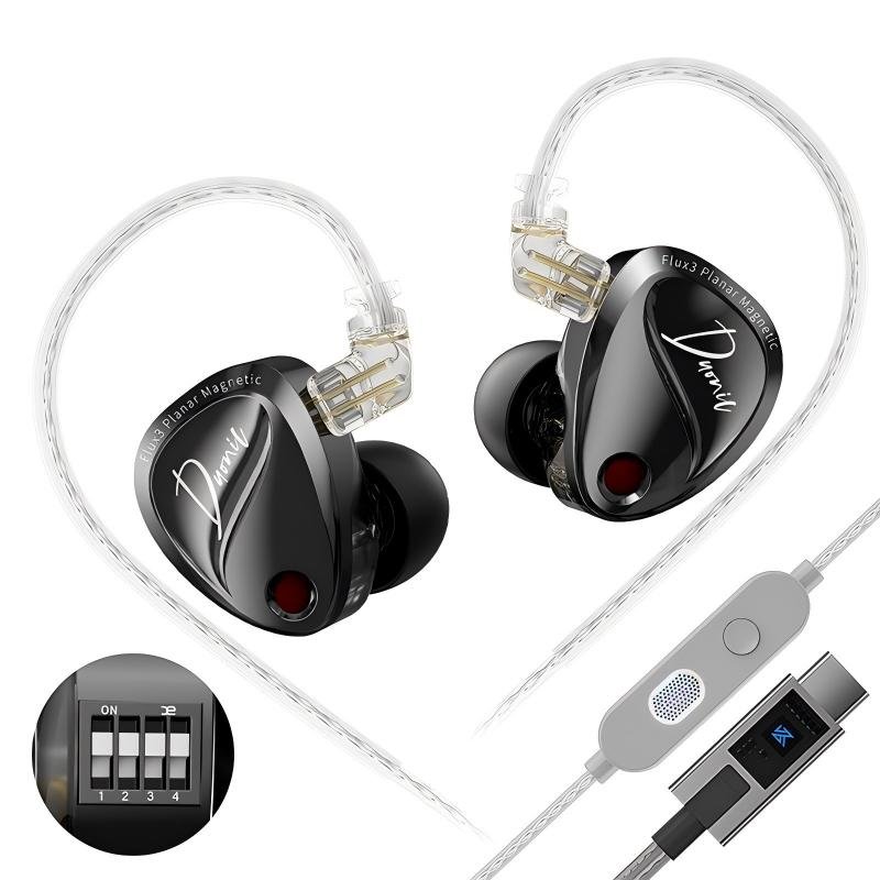 KZ Duonic Black Version Bass Switches  Type-C