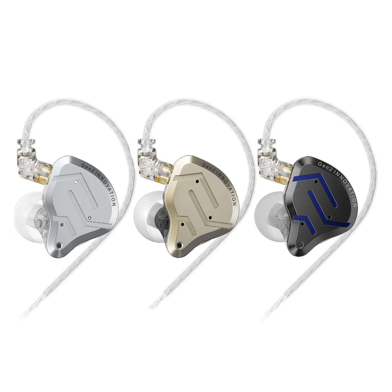 KZ ZSN PRO 2 color silver mic 3.5mm