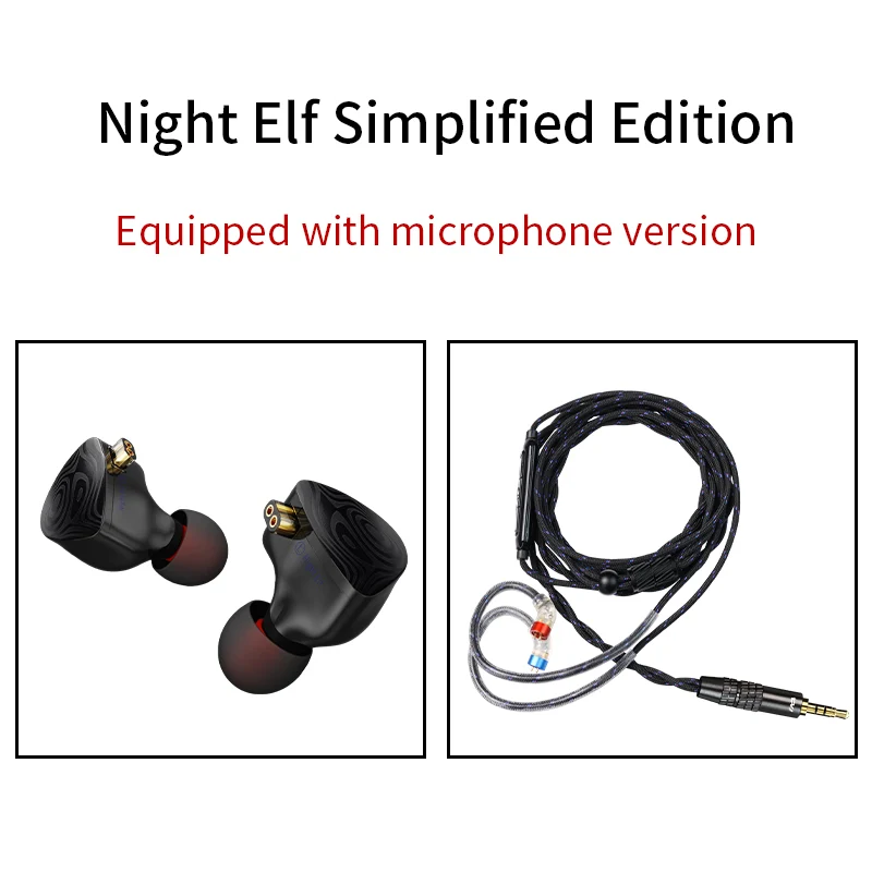 CVJ NIGHTELF – Black + Mic – 3.5mm Jack