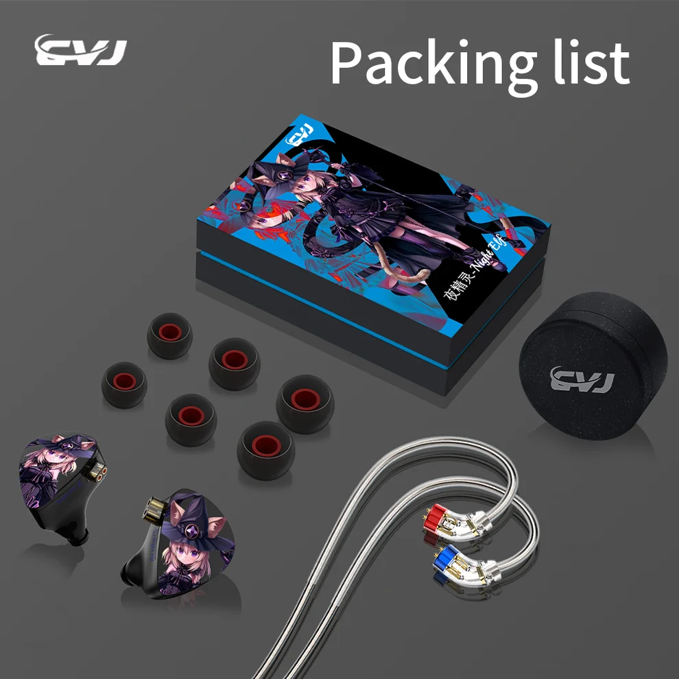 CVJ NIGHTELF – Black + Mic – 3.5mm Jack