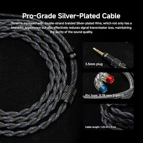 CVJ Vivian – Black + Mic – 3.5mm Jack