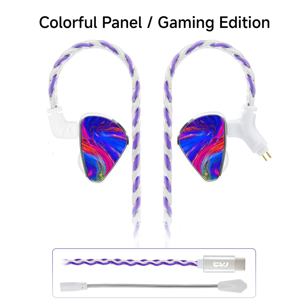 CVJ JEMINE Color Full Gaming – Mic – Type-C